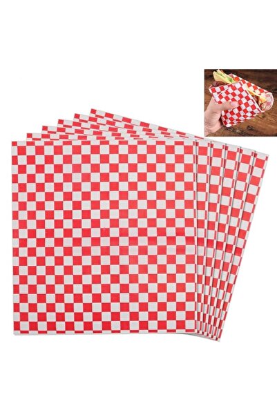Generic sufe 50 Sheets Food Grade Wrap Paper, Sandwich Paper 11x10" Checkered...
