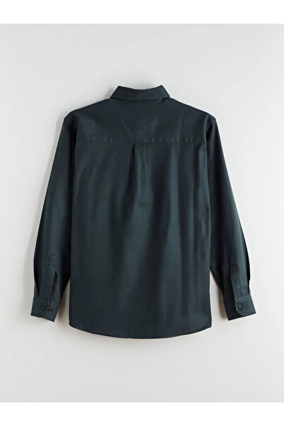 LC Waikiki Regular Fit Uzun Kollu Armürlü Erkek Gömlek