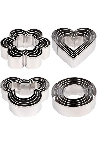 Generic 20 Pack Cookie Cutter set, Mini Cookie Cutters, Mickey Heart and Flow...