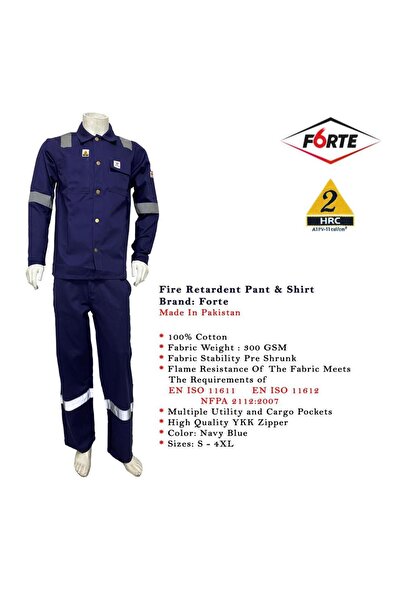 FORTE Fire-resistant shirt and pants suit | 2 HRC ATPV-11 cal/cm²