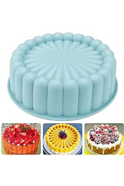 Generic Cake Pan Silicone, 18cm Nonstick Round Cake Molds for Cheesecake, Egg...