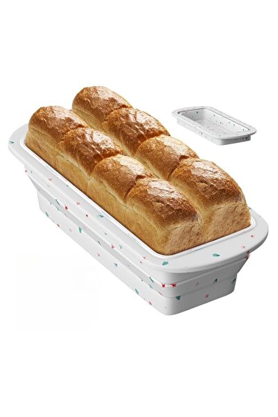 Generic Collapsible Silicone Loaf Pan with Metal Reinforced Frame – Non-Stick...