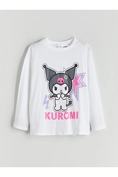 LC Waikiki Set de pijamale pentru fete cu decolteu cu imprimeu Kuromi