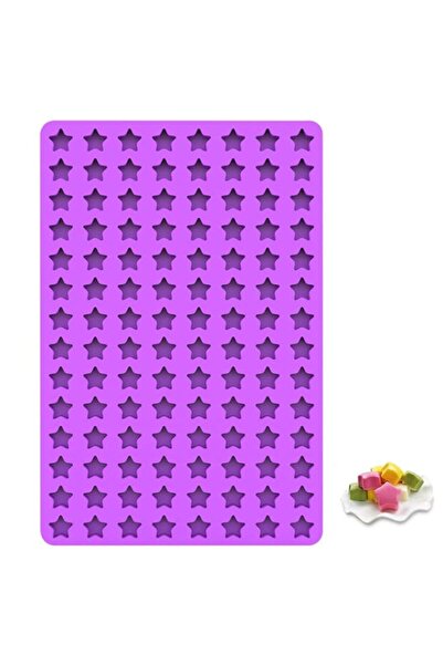 Generic Mini Star Silicone Molds with Scraper for Baking, Chocolate Making, a...
