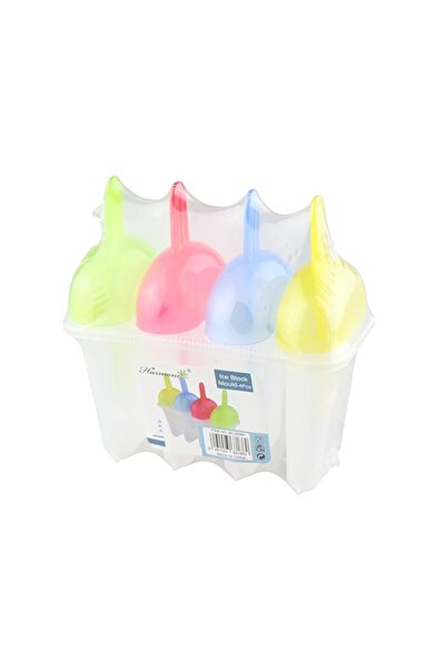 Generic SERVEWELL 4Pcs Plastic Ice Cream Mould