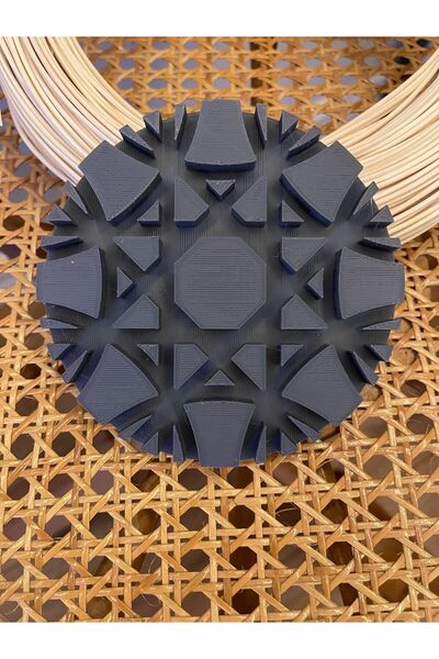 Mady Aksesuar Rattan Knitting Mold, Template, Pattern, Template Model No -14