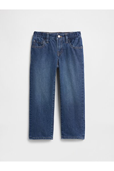 GAP Erkek Bebek Mavi Orijinal Jean İçlikli Cosy Pantolon