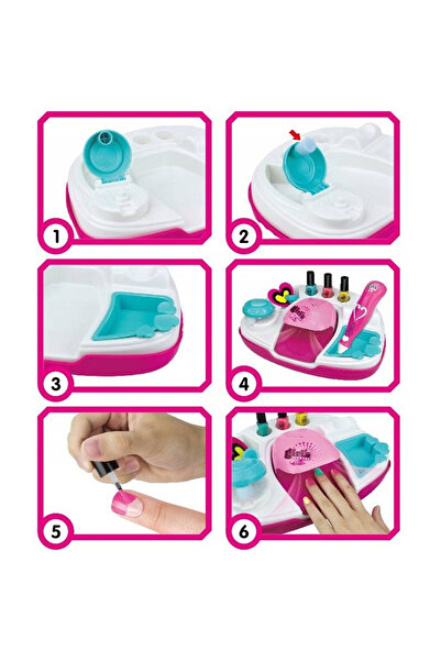 MalPlay Nail set with drying lamp and manicure decoration kit