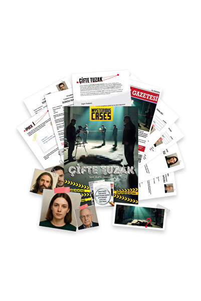 repro design Çifte Tuzak - Dedektiflik Oyunu | Gerçek Delillerle Cinayet Dosy...