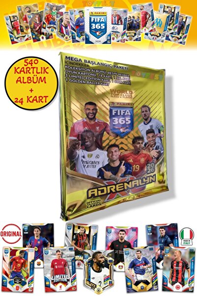 TOYFEST Panini Fifa 2026 Mega Starter Pack Magazine Album (18 Core 1 XXL 3 Limited 1 Coin 1 Golden Card)