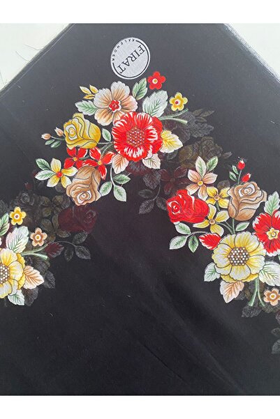 Fureya تطريز بنمط الزهور على القطن