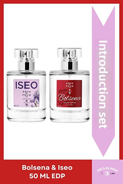 Aqua Di Polo 1987 مجموعة عطور بولسينا آند إيزو EDP للنساء 50 مل 2 قطعة