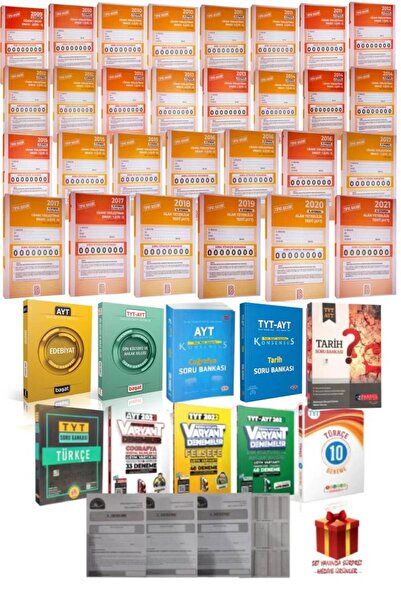 Başat Yayınları Benim Hocam AYT Eşit Ağırlık Sözel Son 13 Yıl Çıkmış Sorular+Başat TYT-AYT Soru Banksı Set+Denemeler