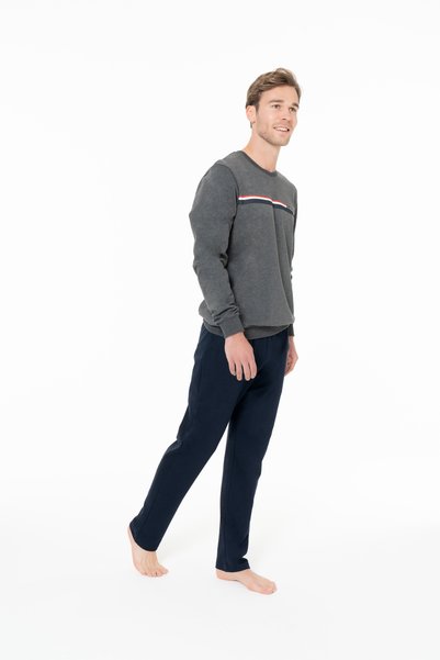 U.S. Polo Assn. يو اس بولو اسن. ملابس منزلية للرجال من Anthracite Melange Battal