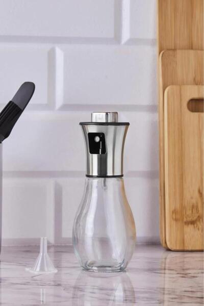 Perotti Yağ Sirke Püskürtücü Cam Sprey Yağdanlık Şişe Yağlık Ve Limon Püskürt...