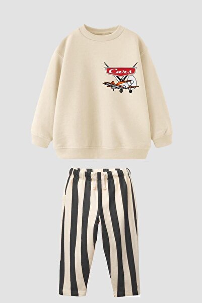 Monila Set de 3 bucăți din bumbac cu 3 fire pentru băiat