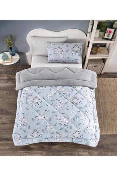 Eyüpoğlu Cuvertură de lux Wellsoft cu două fețe din silicon 155 X 215 + 1 husă de pernă