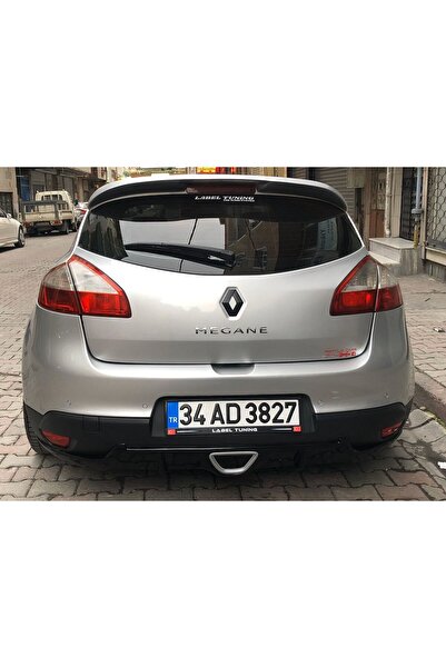 Drs Tuning Renault Megane Uyumlu 3 Rs Egzoz Görünümlü Difüzör4 Kapı (Plastik)