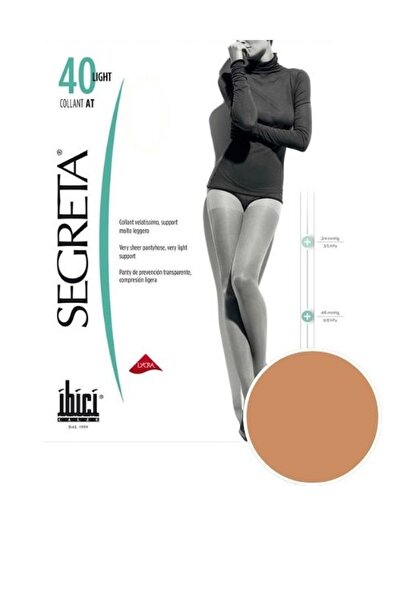 SEGRETA 40 Denye Şeffaf Dinlendirici Külotlu Çorap - Prestige Light Hafif Des...