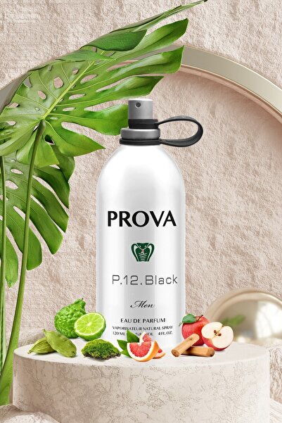 prova P.12. Black Meyveli-Marin Erkek Parfüm 120 ml