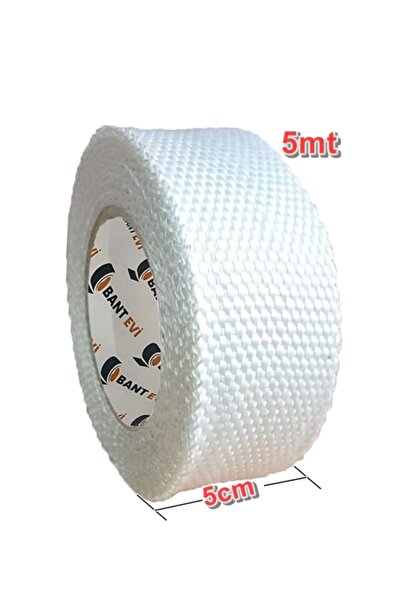 BANT EVİ Egzoz Sargı Bezi 5cmx5mt Cam Elyaf Şerit Yanmaz Egzoz Bandı Yapışkan...