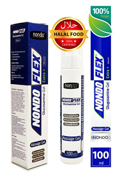 Nondo Flex Kas Eklem Artrit Ağrı Jeli 100ml ( Glukozamin, Chondroitin, Arnica...