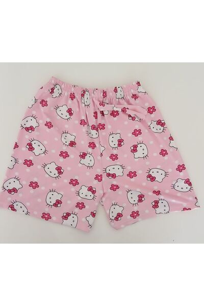 BUKADINCA Hello Kitty Desenli Yazlık Şort- BK1010007