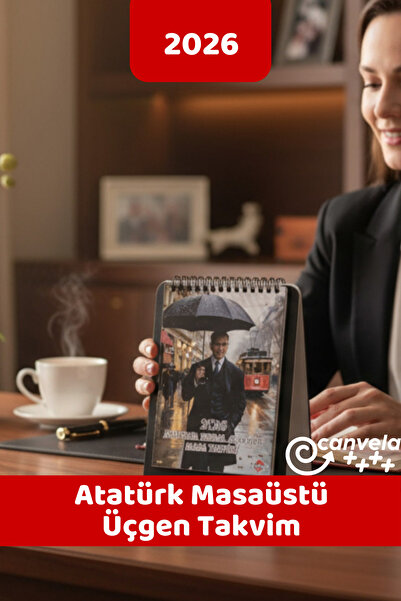 İstisna Gazi Mustafa Kemal Atatürk Masaüstü Takvimi Cumhuriyetimizin 103. Yılına Özel Seri
