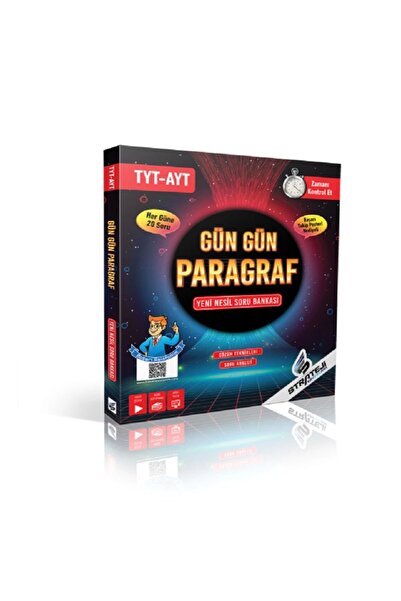 Strateji Yayıncılık Strateji Tyt Ayt Gün Gün Paragraf Soru Bankası