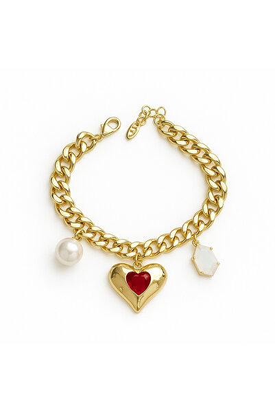 Venus Design Çelik Kalp Charm Bileklik