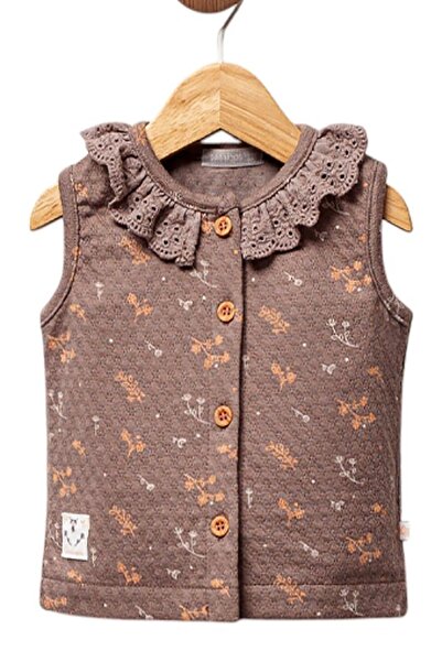 Celira Brown Vest 6 Months, 9 Months, 12 Months, 18 Months Girl