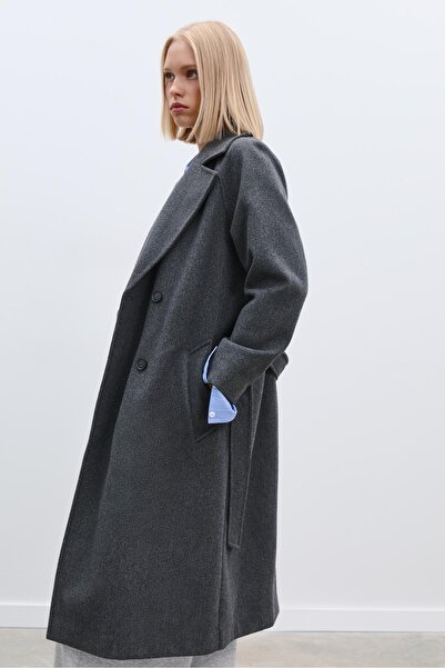 Stradivarius Yumuşak dokulu trençkot kaban