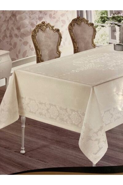 VENEDİK Jumbo Dertsiz Pano Krem Masa Örtüsü Silinebilir Kir Leke Tutmaz Sıvı ...