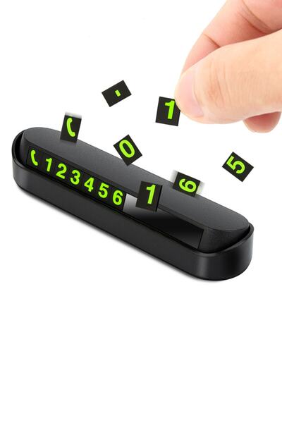 Beatitude Tüm Araçlara Uyumlu Universal Oto Araç Numaratör Telefon Numaralık Araba Parktel Numaramatik