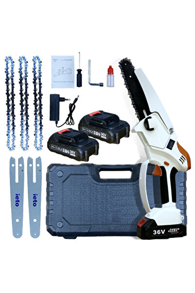 Kraft Royal Mini drujbă CAMPIONXForce 36V, 400W, 2 baterii, 3 lanțuri, 2 lame...