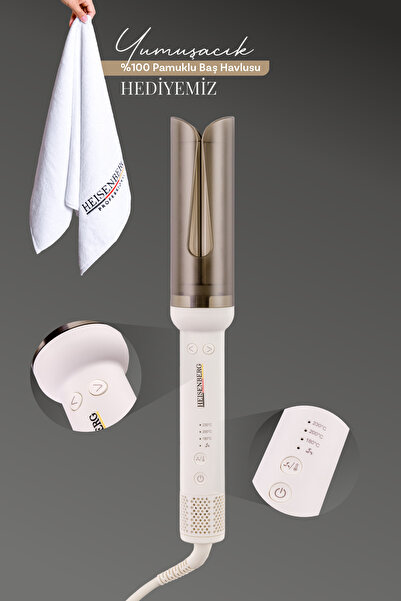 HEISENBERG Automatic Rotatable Hair Styling Curling Iron Water Wave