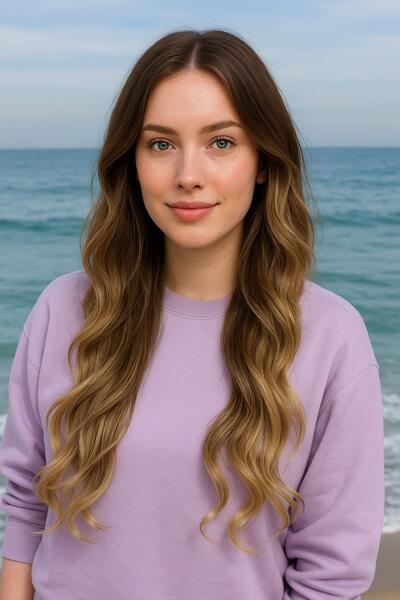 Zeysum Açık Kumral Ombreli Çıt Çıt Takma Saç Postiş 60 Cm 110gr Isıya Dayanık...