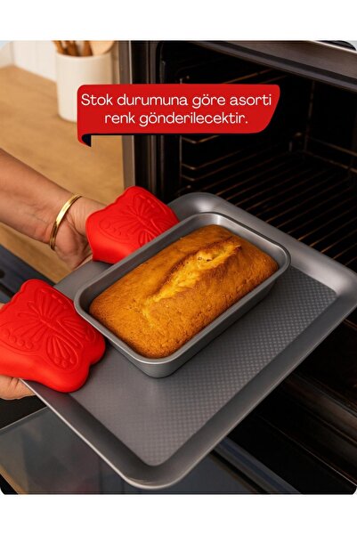 Okyanus Home Silicone Butterfly Heat Insulated Oven Gloves