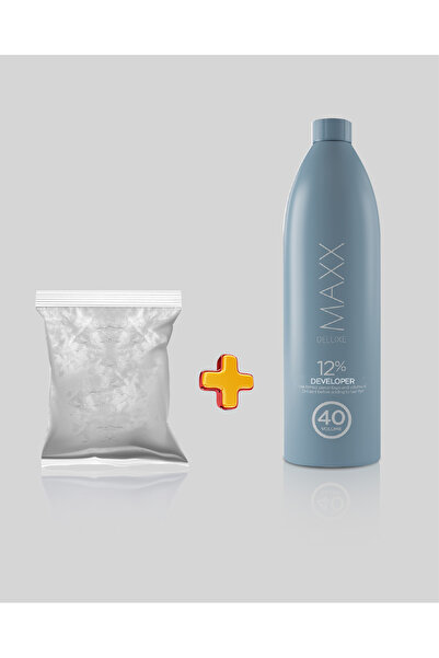 MAXX DELUXE 2'li Paket Oryal Gri 500 gr - Oksidan 1000 ml 40V