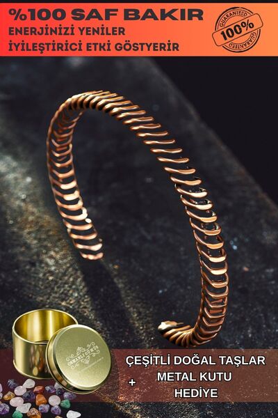 OSMANLI GÜMÜŞ النحاس النقي الإسورة تويست نسج لف نموذج صندوق معدني الكوارتز ال...