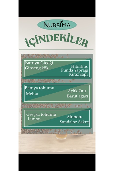 Nursima Greçka Tohumlu Bitki Çayı – 40’lı Süzen Poşet | Doğal Karışık Bitkisel Çay
