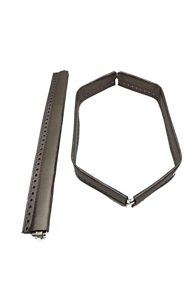 angel çanta aksesuar Gura pentru geanta din piele de culoare gri, metal, 30 c...