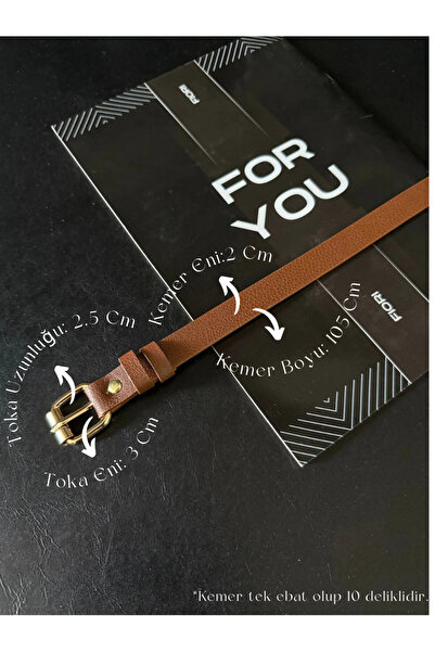 Fiori Kare Tokalı ince Kadın Kemeri Bel Kemeri,Elbise Kemeri,Etek Kemeri,Pant...