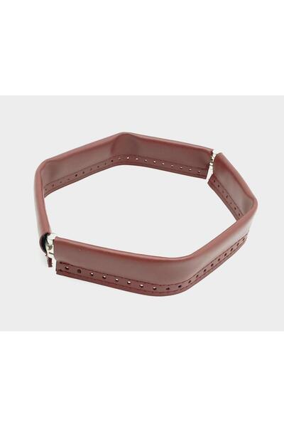 angel çanta aksesuar Bordo boja Koža komad metal Torba otvor 25 cm (skriveni ...