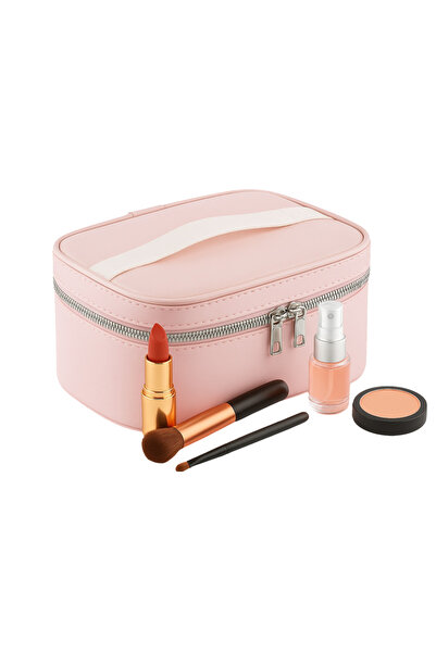 NS reliable Cestovní organizér na make-up Campe, taštička na make-up a růžová kosmetická taštička