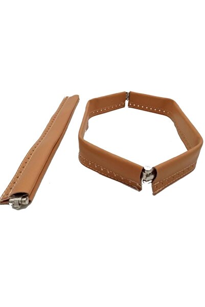 angel çanta aksesuar Gura pentru geanta din metal cu piele de culoare mustar ...