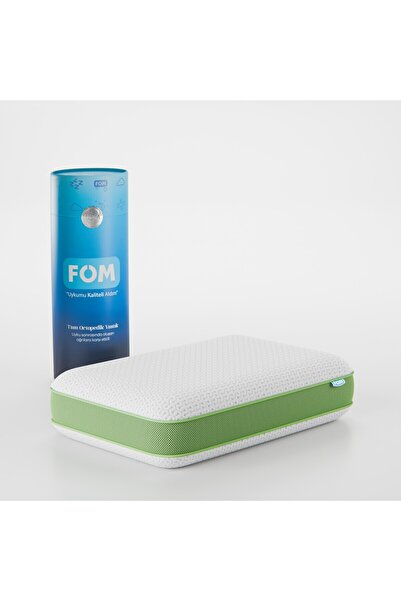 FOM Tombik Full Ortopedik Masaj Etkili Konforlu Visco Yastık, Ortopedik, 60 X...