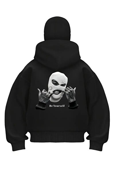 LAND MODA سترة صوفية للجنسين من Snow Masked Ninja من الصوف السميك بخيطين