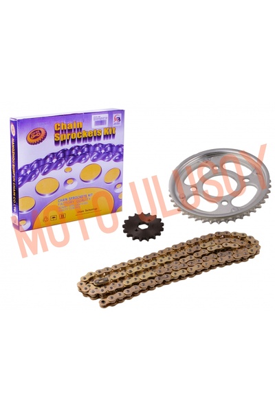 MOTO ULUSOY Zincir Dişli Set Oringli Sarı Zincir Honda Cbf 150 15t-43t 428h X...