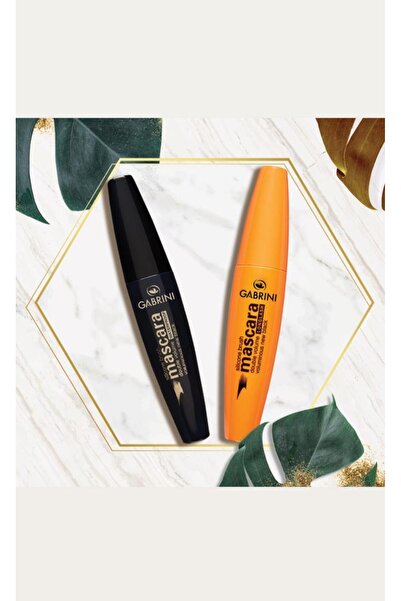 Gabrini Suya Dayanıklı Siyah Maskara Silicone Brush Mascara Waterproof 8696814061263